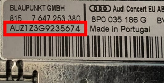 Audi Radio Codes - Radio Code King